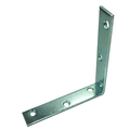 Prime-Line Corner Bracket, 5 in., Steel Construction, Zinc-Plated, L-Angle 2 Pack MP11345-2